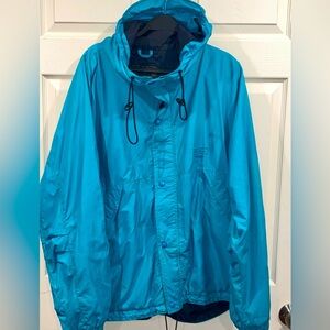 Eddie Bauer Vintage Ultrex Windbreaker Jacket Coat Mens XL Tall Hood